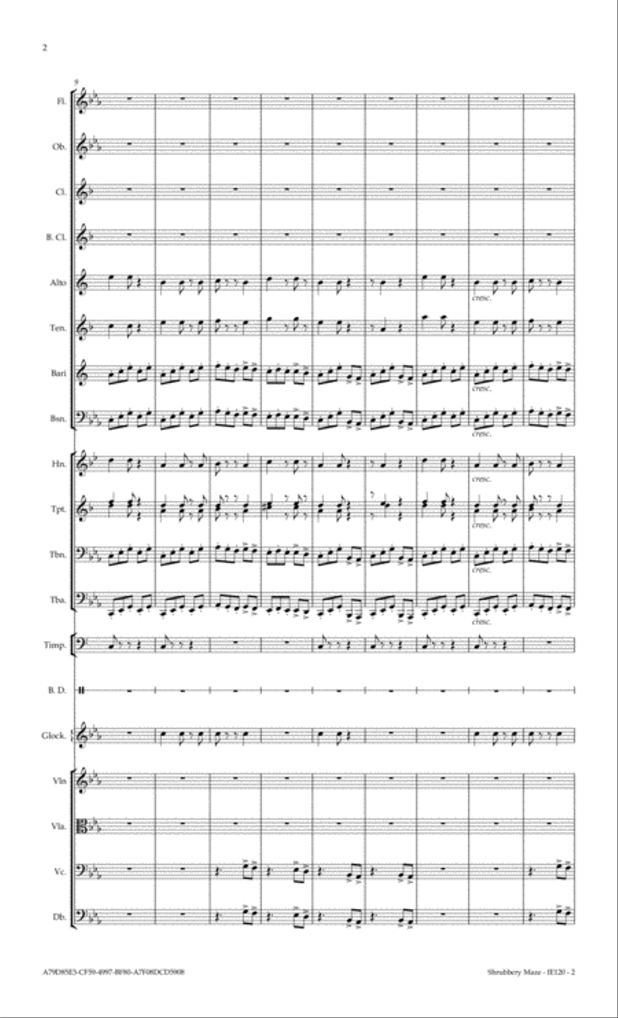 Shrubbery Maze Full Orchestra scores gallery preview page 2
