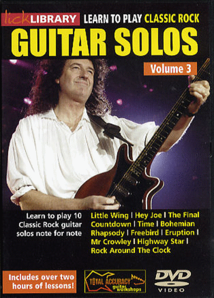 Learn To Play Classic Rock Guitar Solos Volume 3