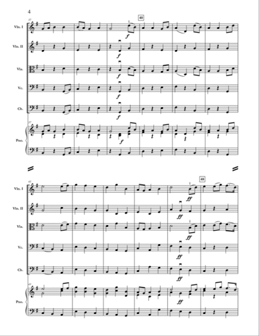 The Planets: Jupiter: I Vow to Thee, My Country Orchestra scores gallery preview page 5