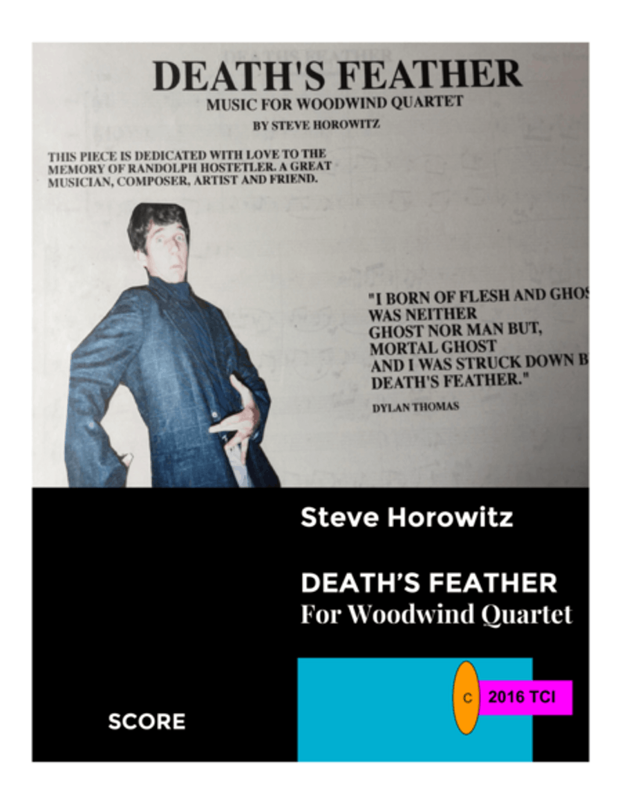 Death's Feather-For Randolph Hostetler Woodwind Quartet scores gallery preview page 1