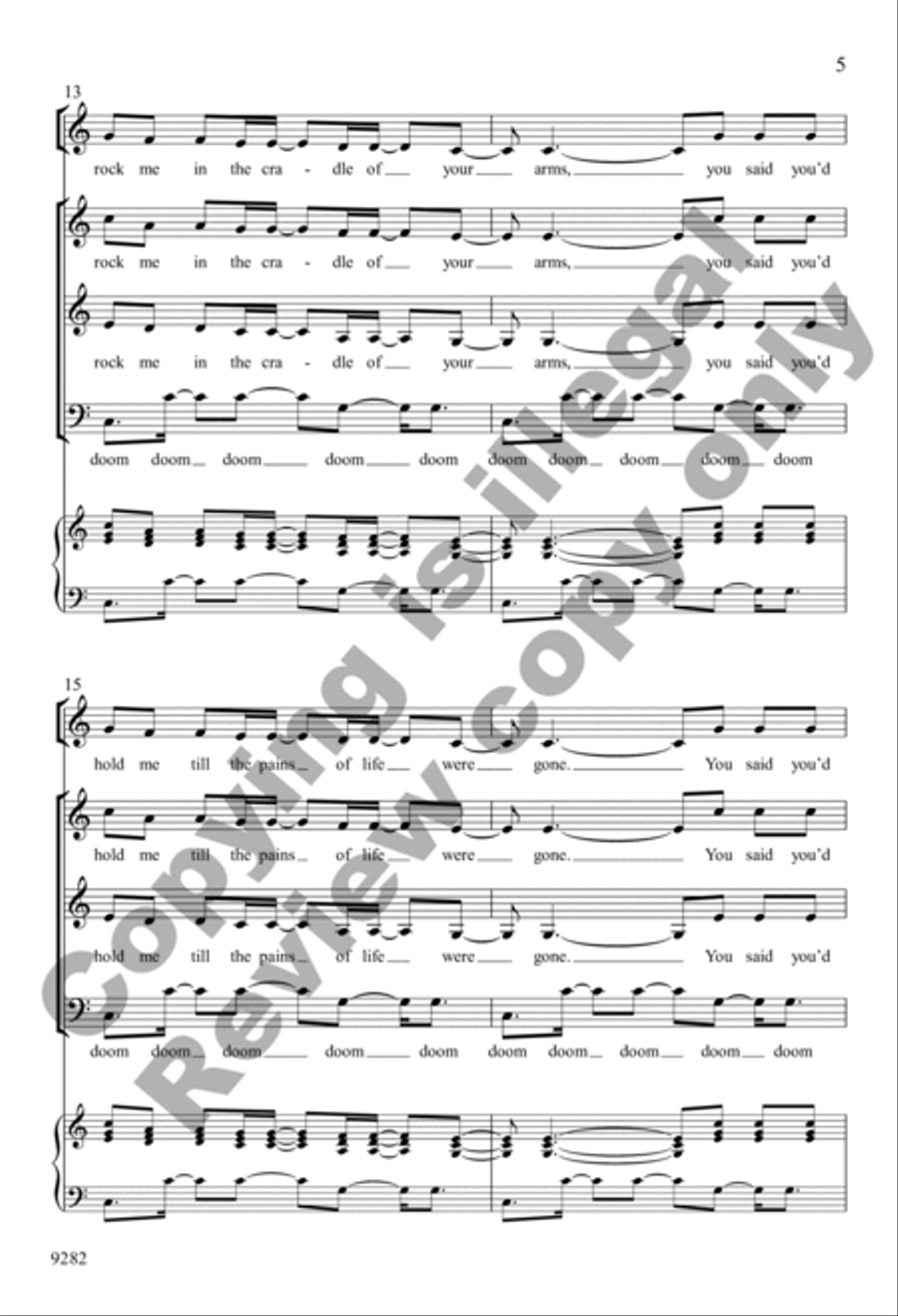 Wanting Memories Wanting Memories 3-Part scores gallery preview page 5