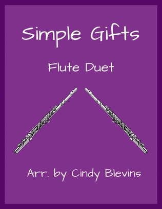 Simple Gifts, Flute Duet