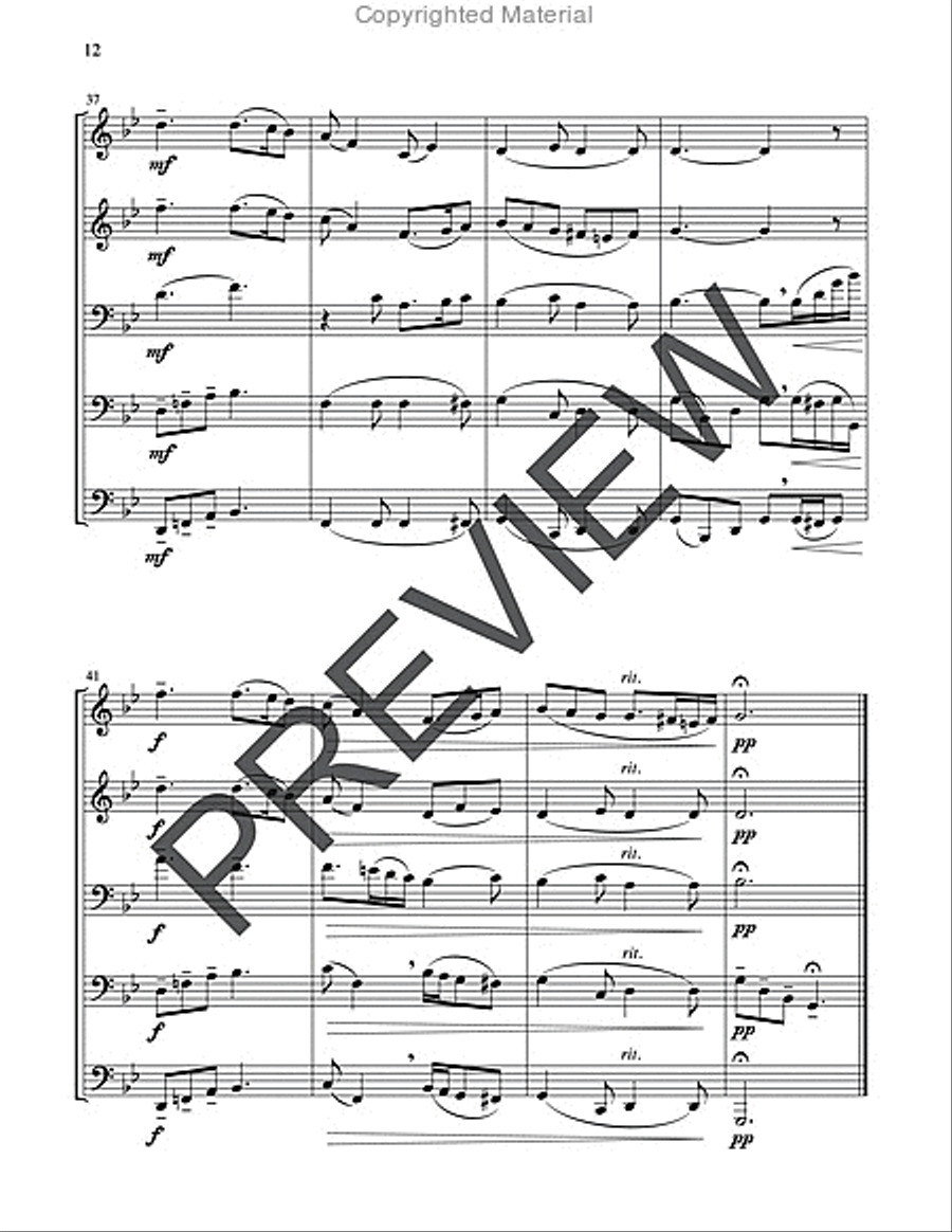 Two English Carols Two English Carols Horn scores gallery preview page 12