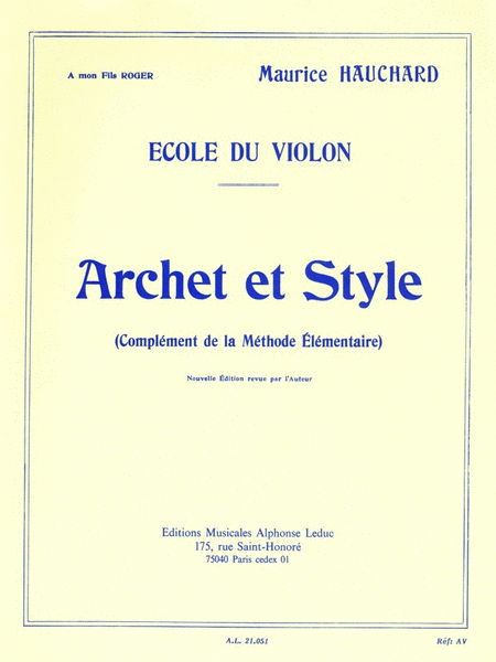 Style And Bow (violin)