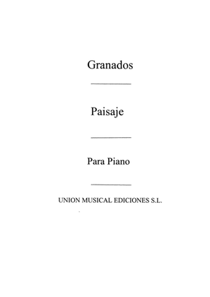 Paisaje Op.35 For Piano