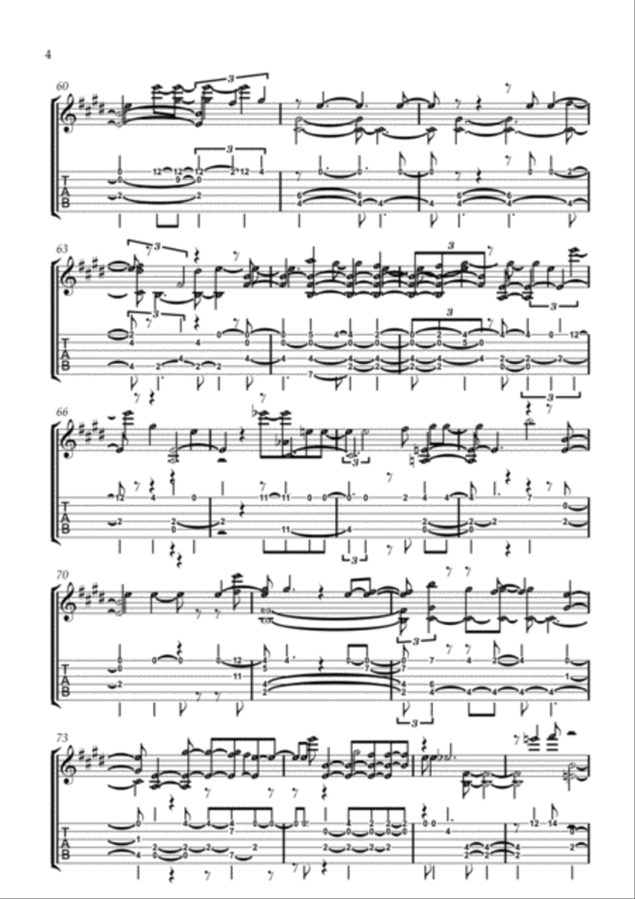 Photograph Electric Guitar scores gallery preview page 4