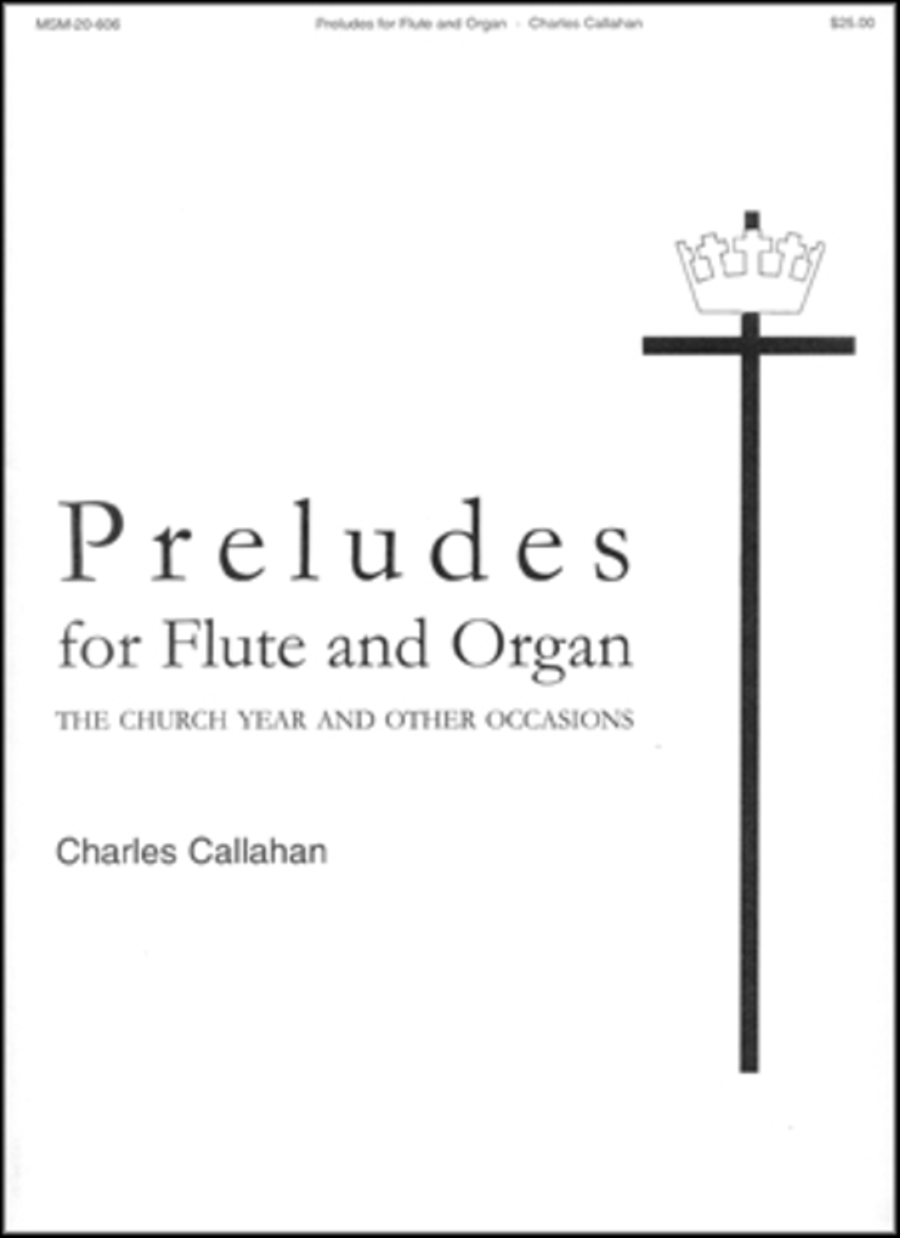 Preludes for Flute and Organ Flute Solo scores gallery preview page 1