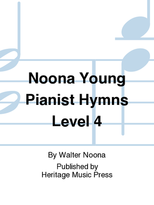 Book cover for Noona Young Pianist Hymns Level 4
