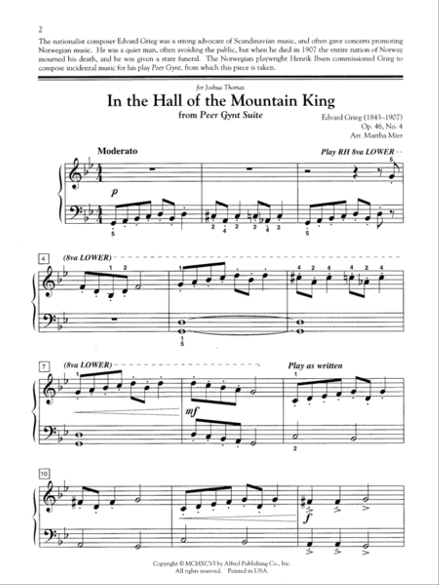 In the Hall of the Mountain King Small Ensemble scores gallery preview page 2