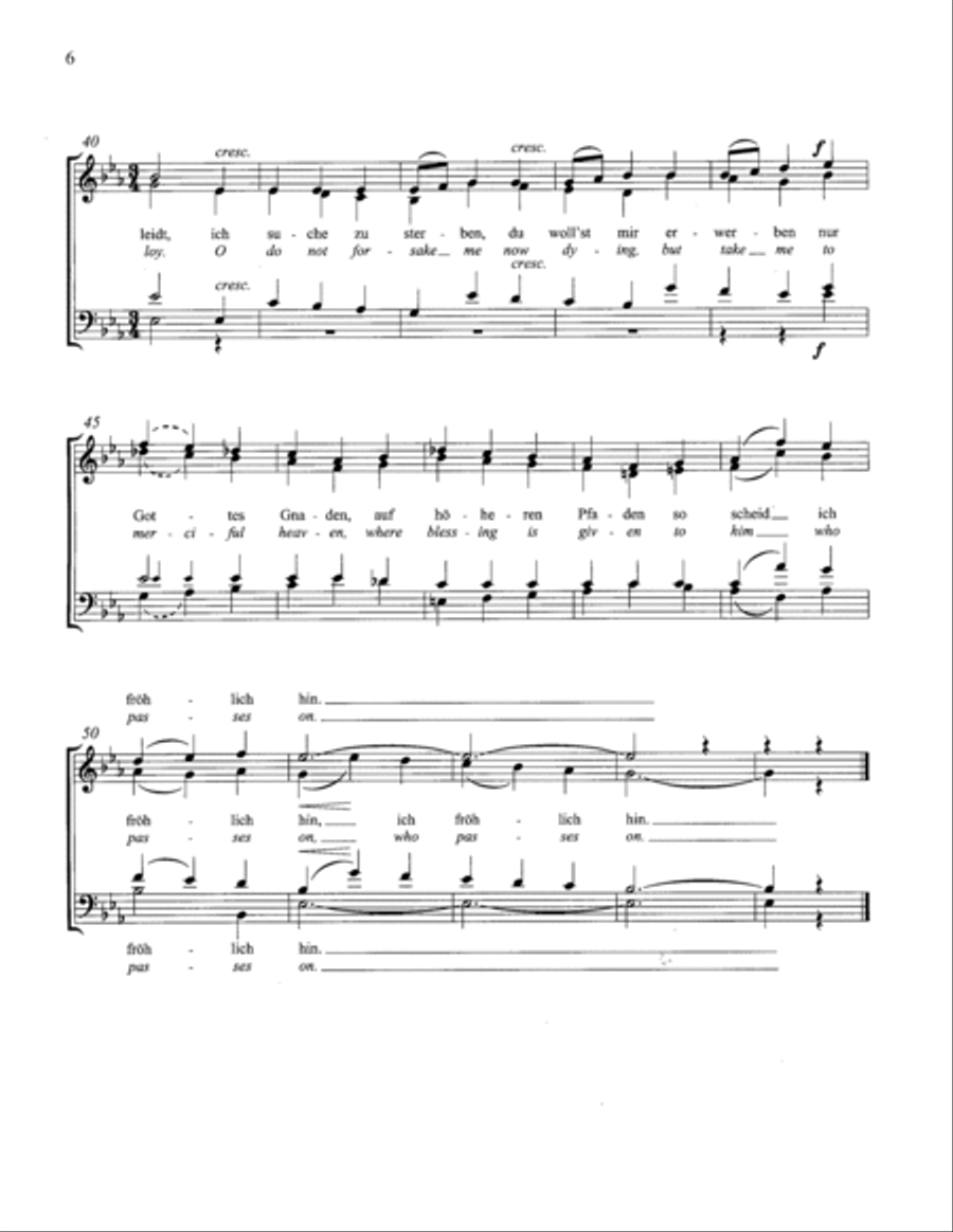 Marienlieder: 7. Marias Lob (Praise Of Mary) 4-Part scores gallery preview page 5