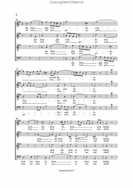 Cantata BWV 79 "God, our Lord, is Sun and Shield"