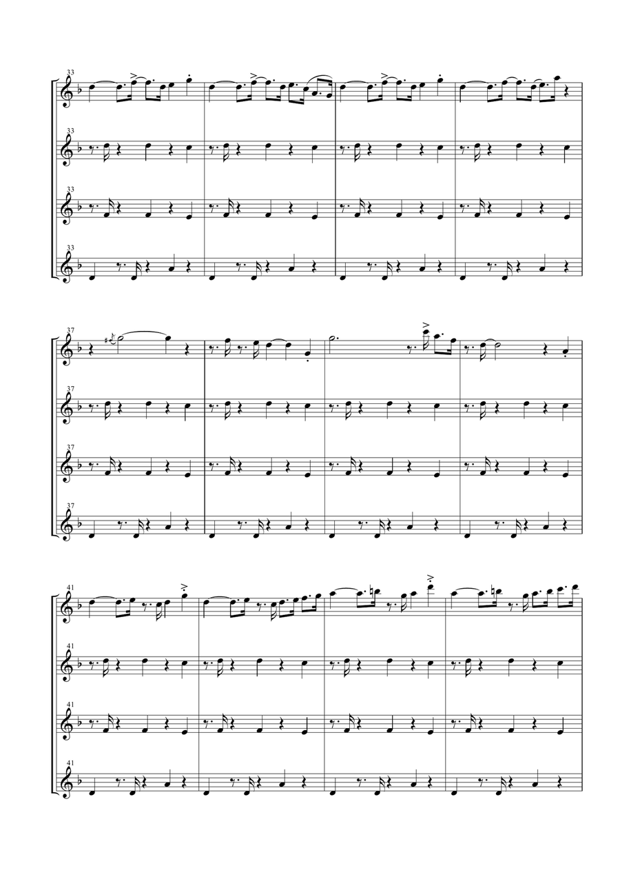 Take Five Woodwind Quartet scores gallery preview page 6