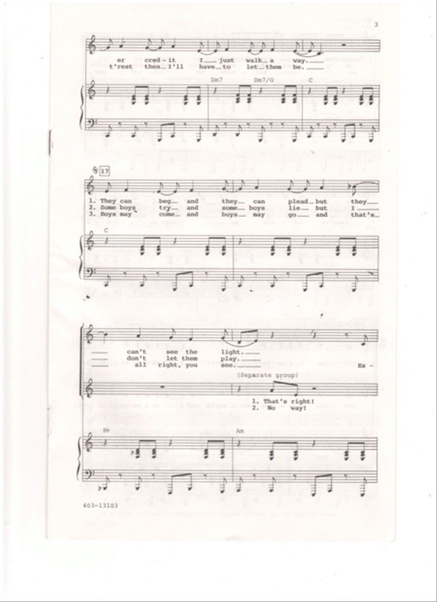 Material Girl SSA scores gallery preview page 2