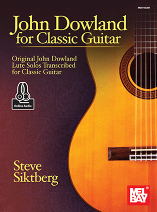 Book cover for John Dowland for Classic Guitar