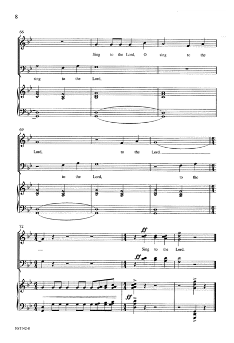 He Has Done Marvelous Things 4-Part scores gallery preview page 8