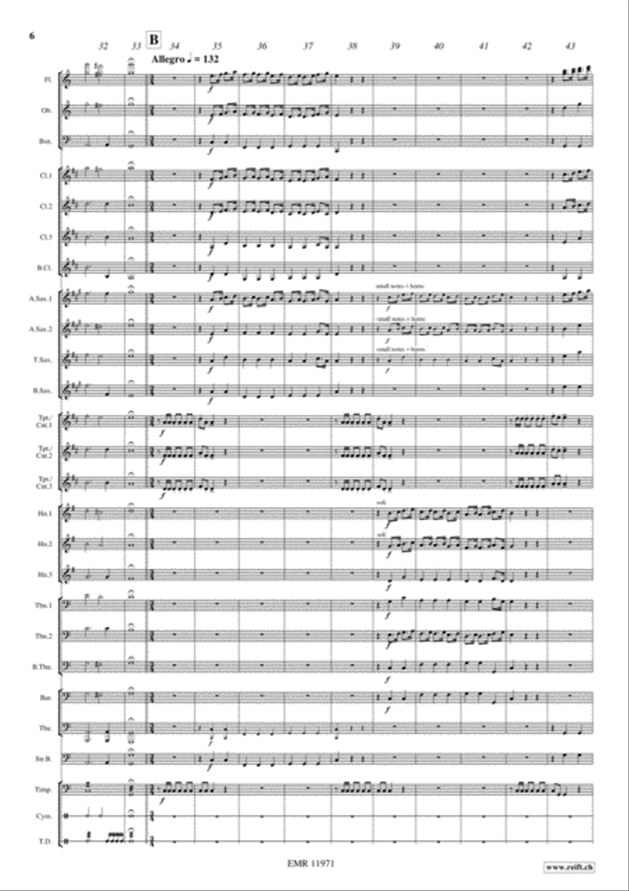 Fireworks Highlights Concert Band scores gallery preview page 7