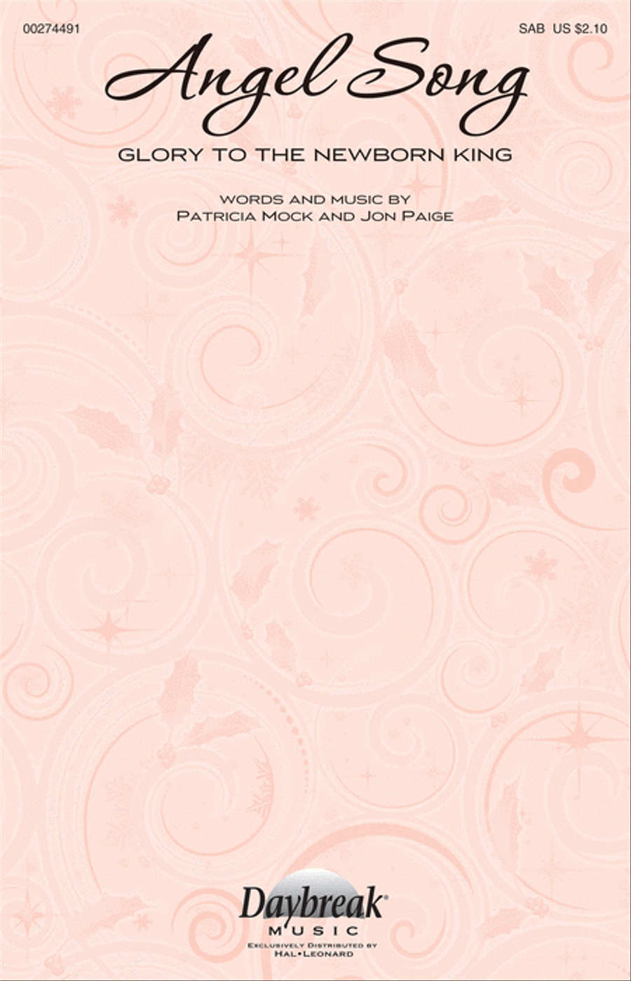 Angel Song 3-Part scores gallery preview page 1