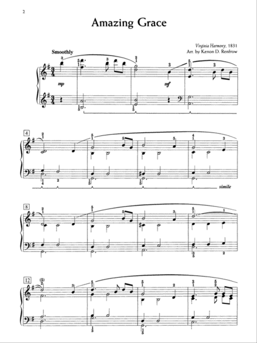 A Sacred Collection, Book 2 Piano Solo scores gallery preview page 3