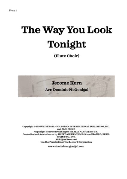 The Way You Look Tonight image number null