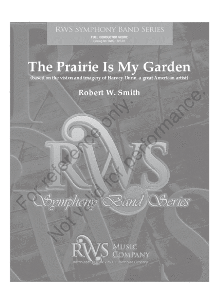 The Prairie Is My Garden Concert Band scores gallery preview page 2