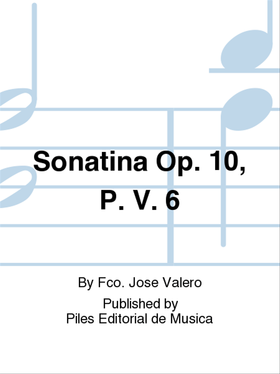 Sonatina Op. 10, P. V. 6 Sonatina Op. 10, P. V. 6 Trumpet Solo scores gallery preview page 1