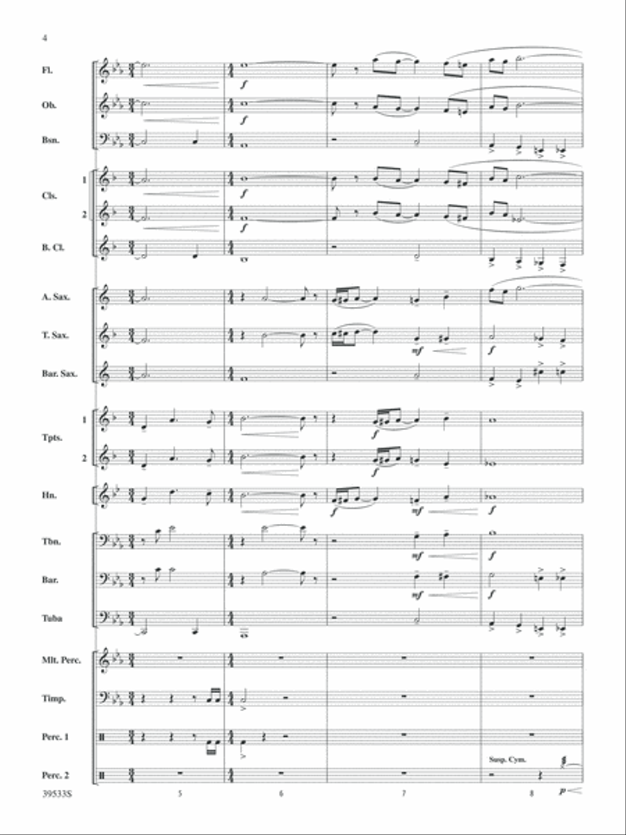 Dark Shadows (from the Original Motion Picture Soundtrack): Score Concert Band scores gallery preview page 4