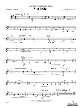 Sun Peaks: B-flat Bass Clarinet