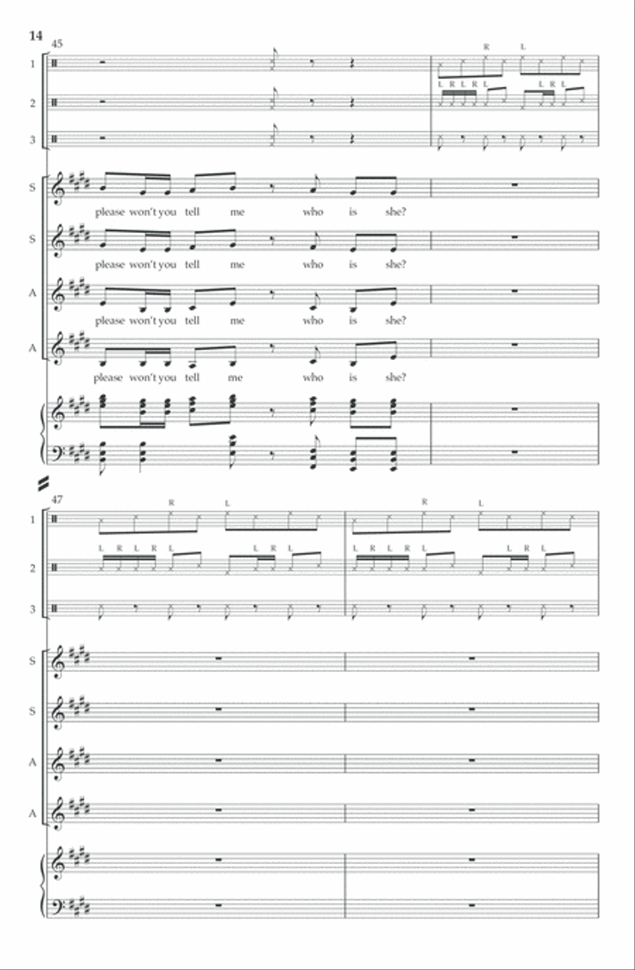 I'll Tell My Ma (SSAA) SSAA scores gallery preview page 15