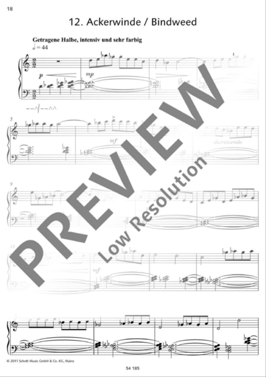 Musical Flowers Musical Flowers Harp scores gallery preview page 19