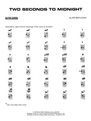 Two Seconds to Midnight: Guitar Chords