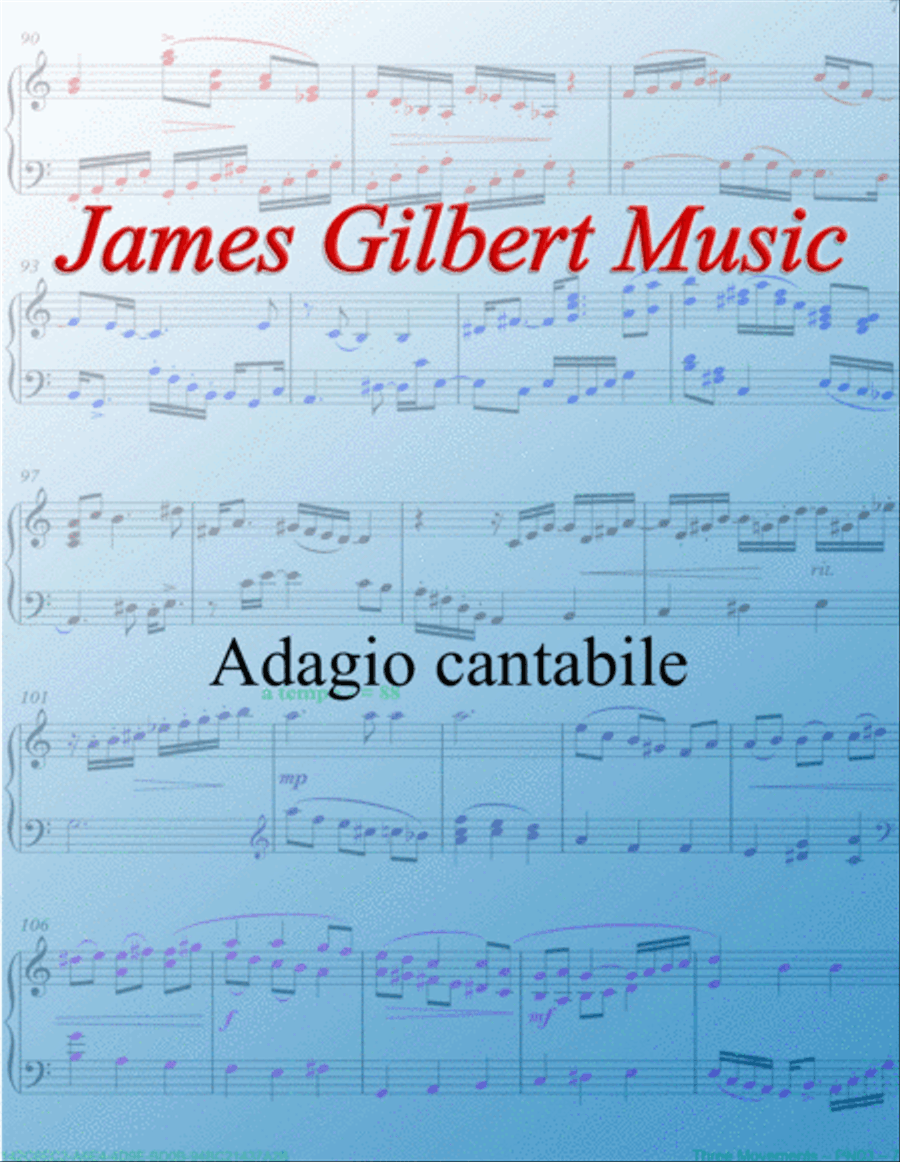 Adagio Cantabile Small Ensemble scores gallery preview page 1