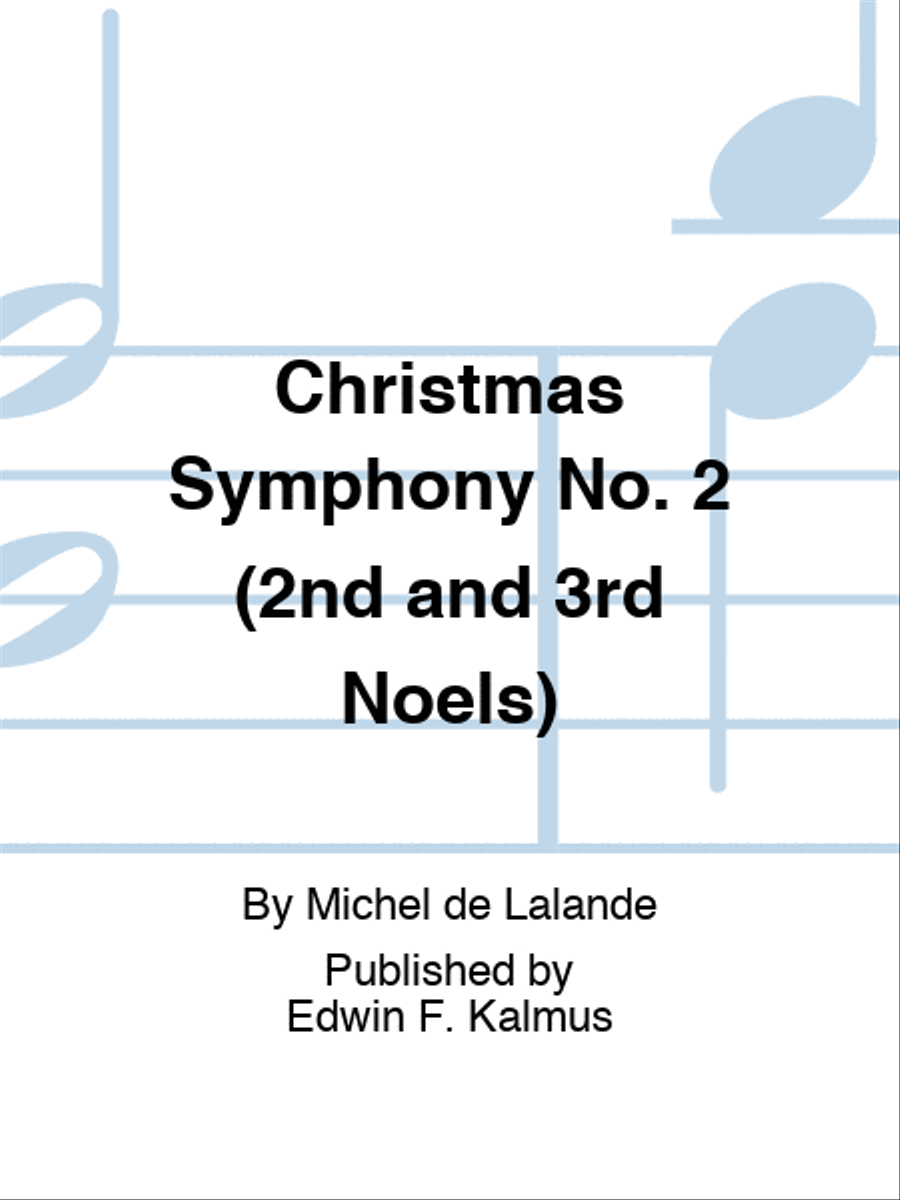Christmas Symphony No. 2 (2nd and 3rd Noels) Orchestra scores gallery preview page 1