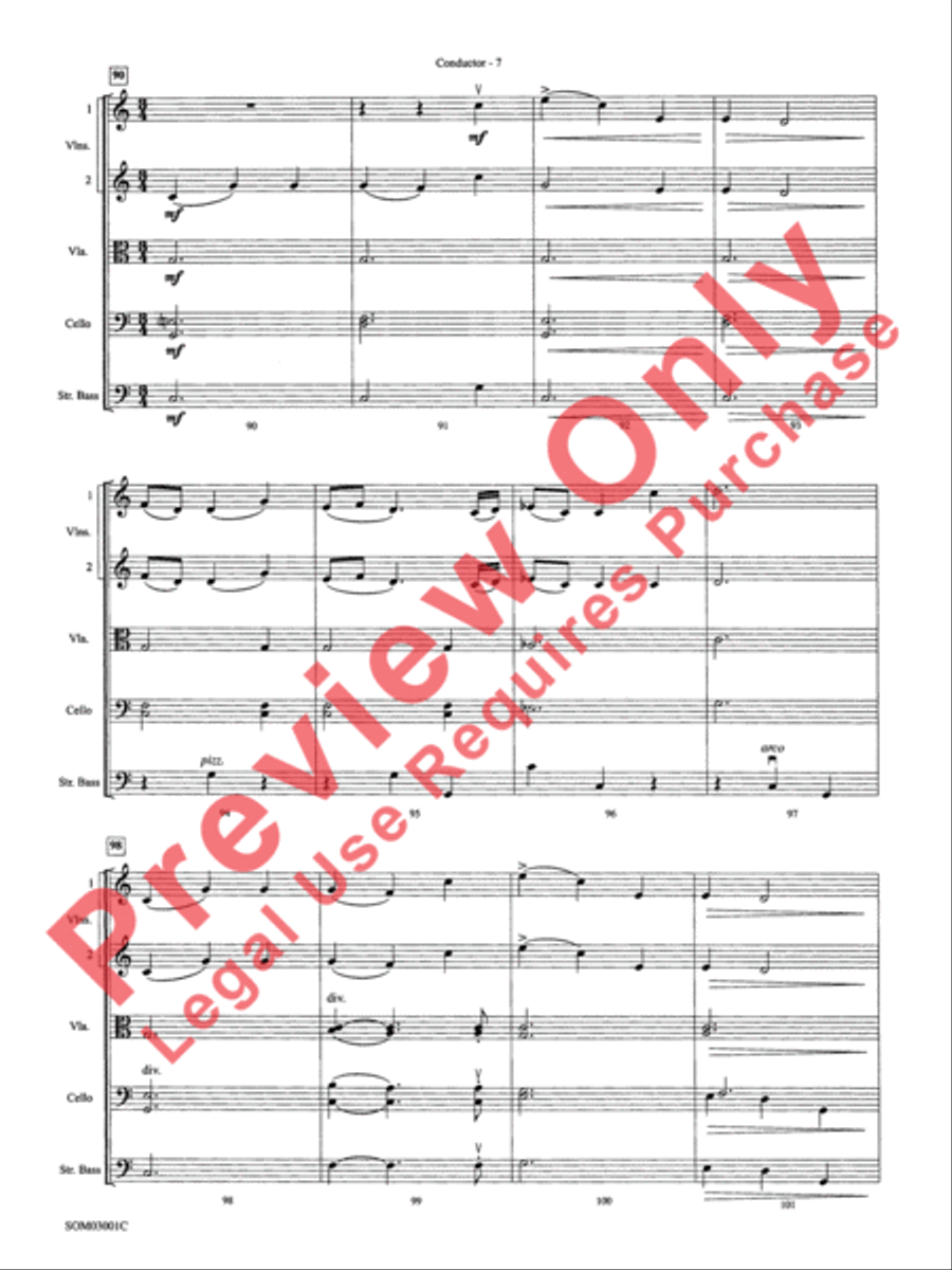 Harry's Wondrous World (from Harry Potter and the Chamber of Secrets) String Orchestra scores gallery preview page 10