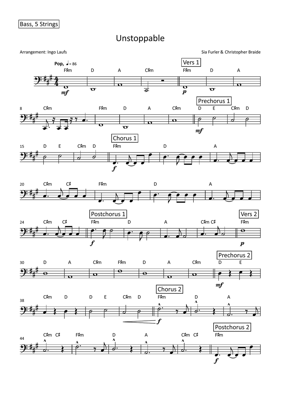 Unstoppable Full Orchestra scores gallery preview page 3
