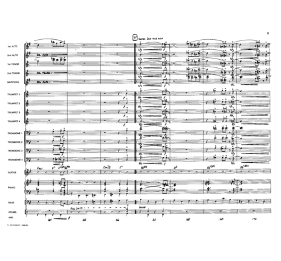 Exit 135 North Exit 135 North Jazz Ensemble scores gallery preview page 22
