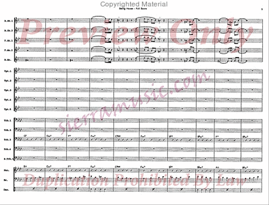 Swing House Swing House Jazz Ensemble scores gallery preview page 6