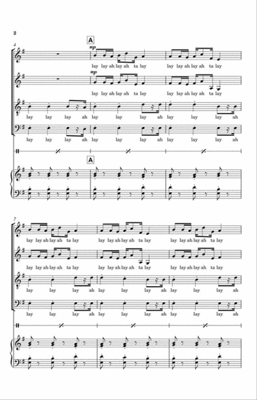 Healing Light from The Peacemakers SSAATB scores gallery preview page 3