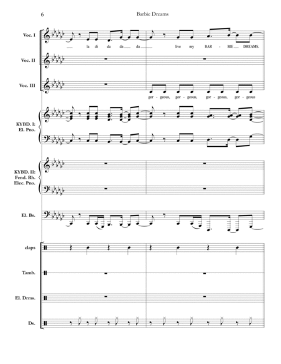 Barbie Dreams School and Community scores gallery preview page 6