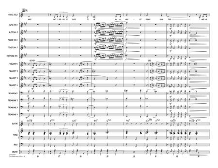 The Nearness of You (Key: C) - Conductor Score (Full Score)