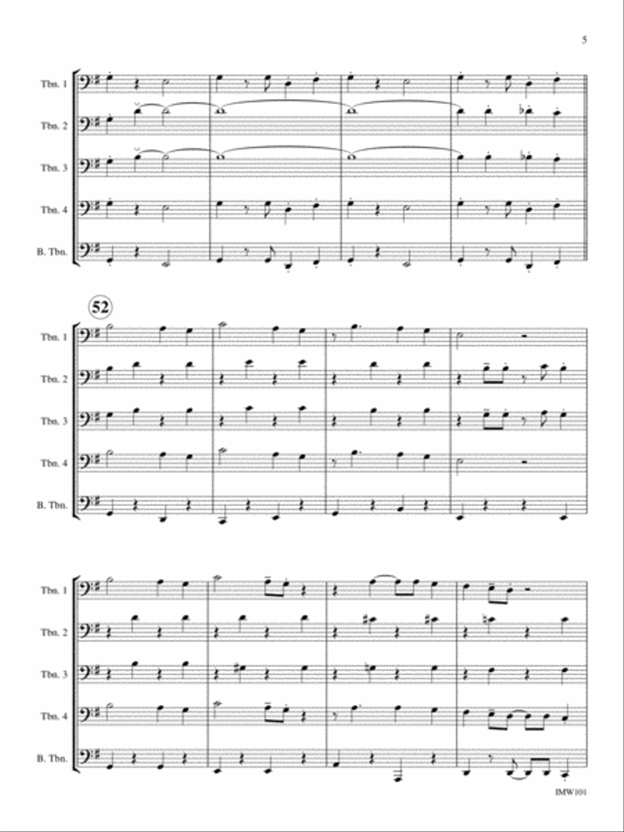Snow Miser Trombone scores gallery preview page 6