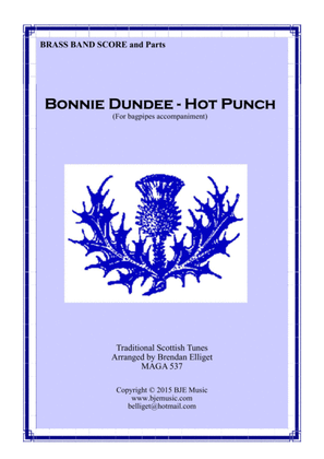 Book cover for Bonnie Dundee - Hot Punch (Medley) Brass Band Score and Parts PDF