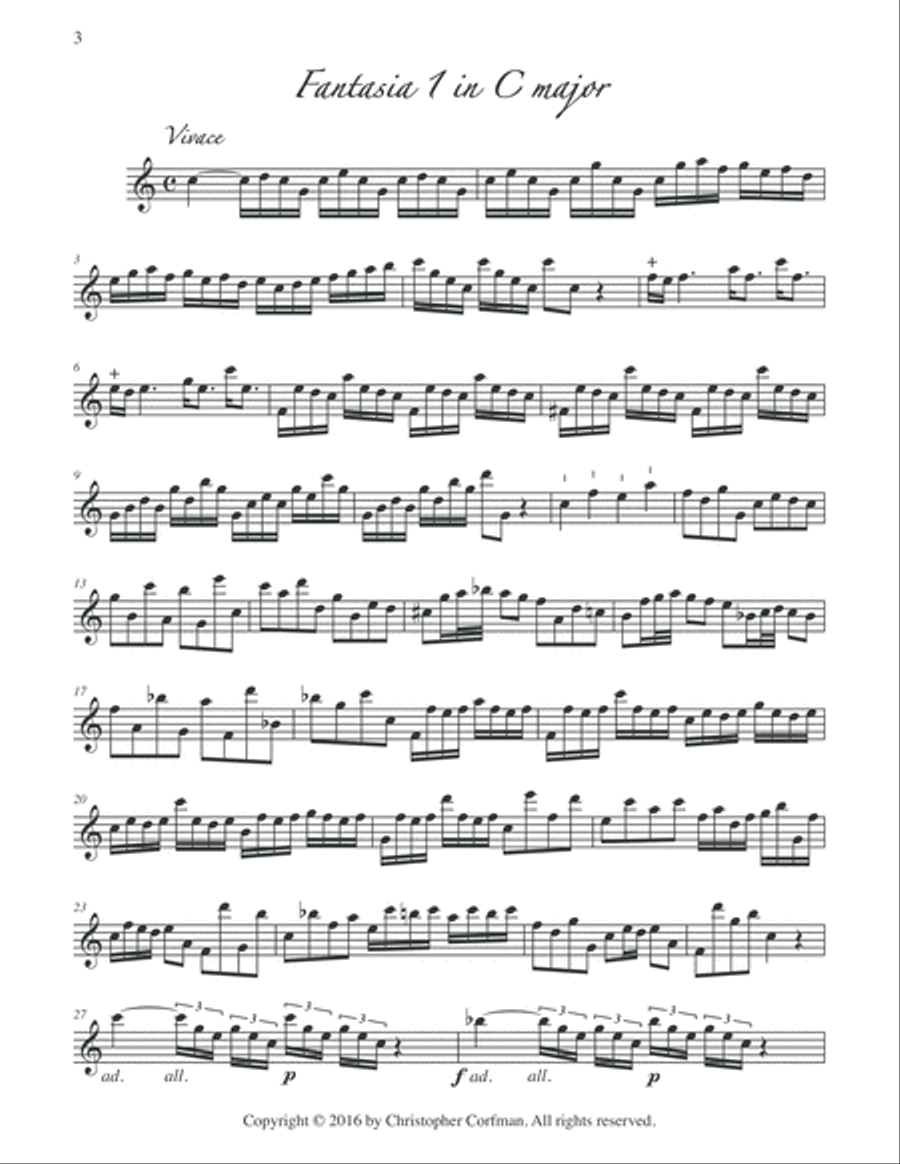 12 Fantasies Chamber Music scores gallery preview page 6