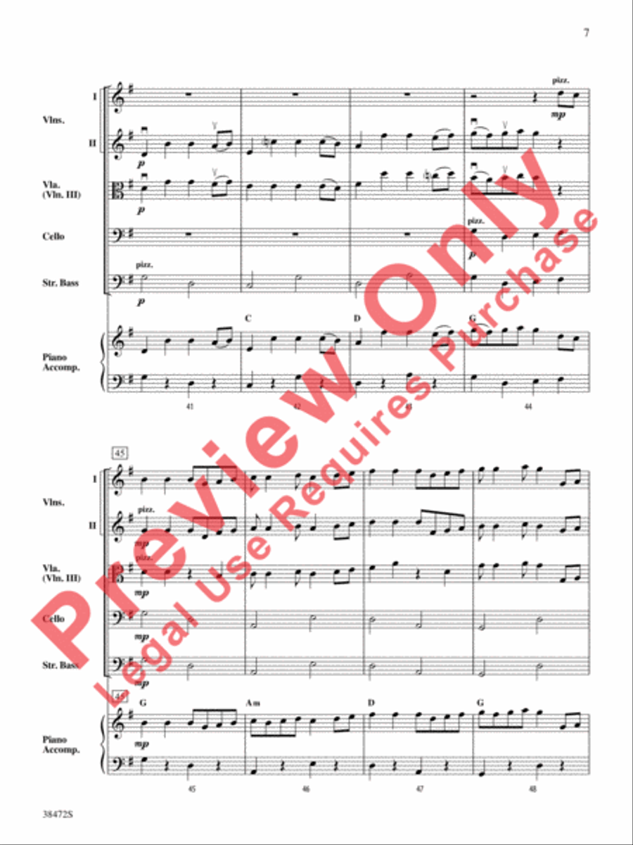 Ragtime Annie String Orchestra scores gallery preview page 8