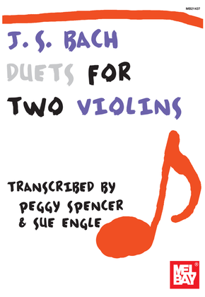 Book cover for J.S. Bach: Duets for Two Violins