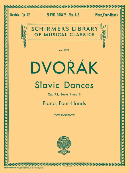 Slavonic Dances, Op. 72 - Books 1 & 2