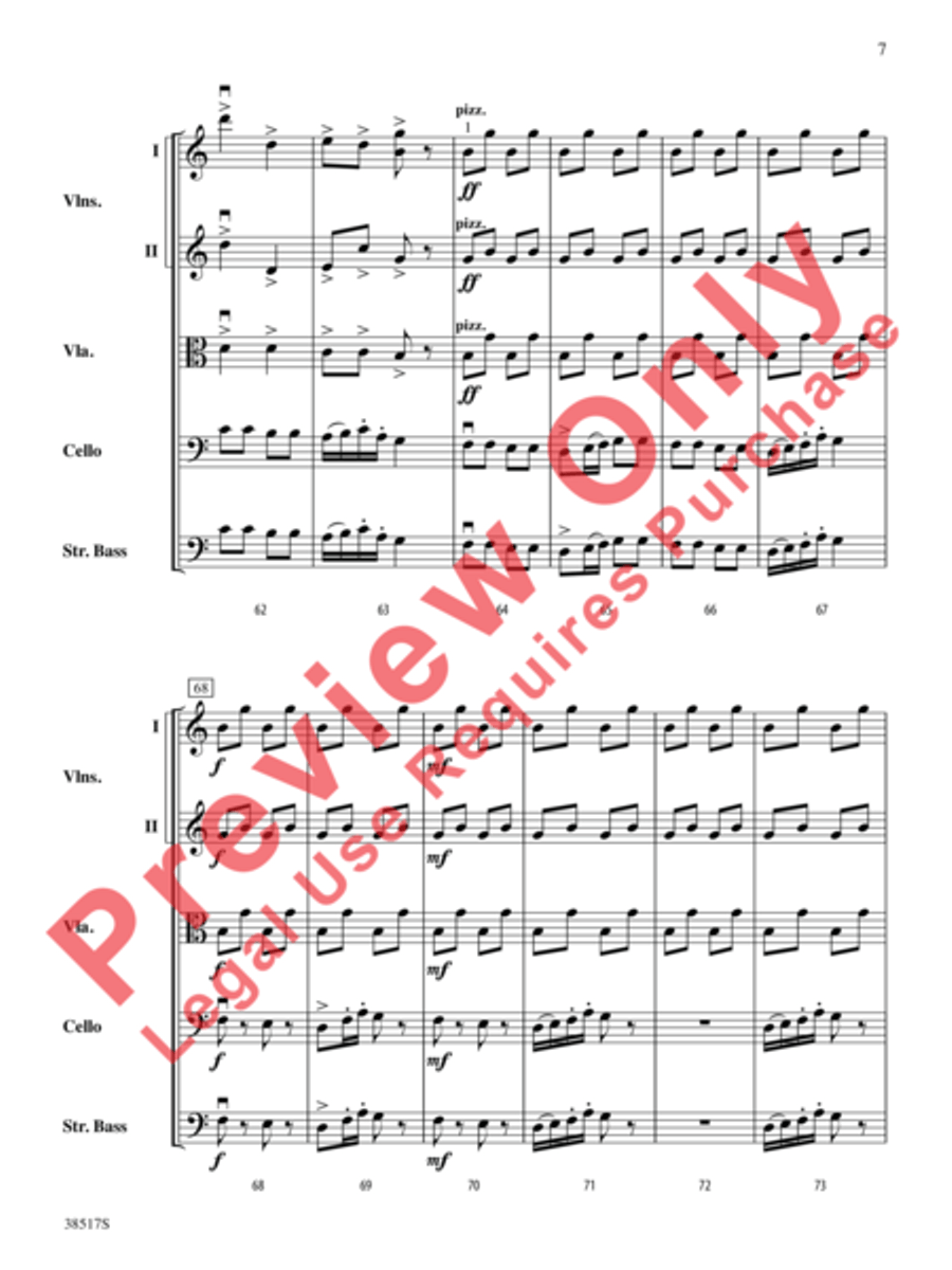 Serenade for Strings String Orchestra scores gallery preview page 14