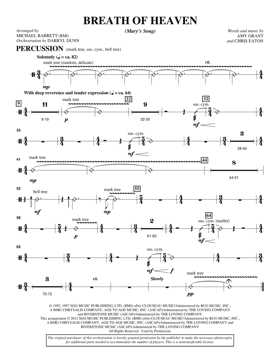 Breath Of Heaven (from 