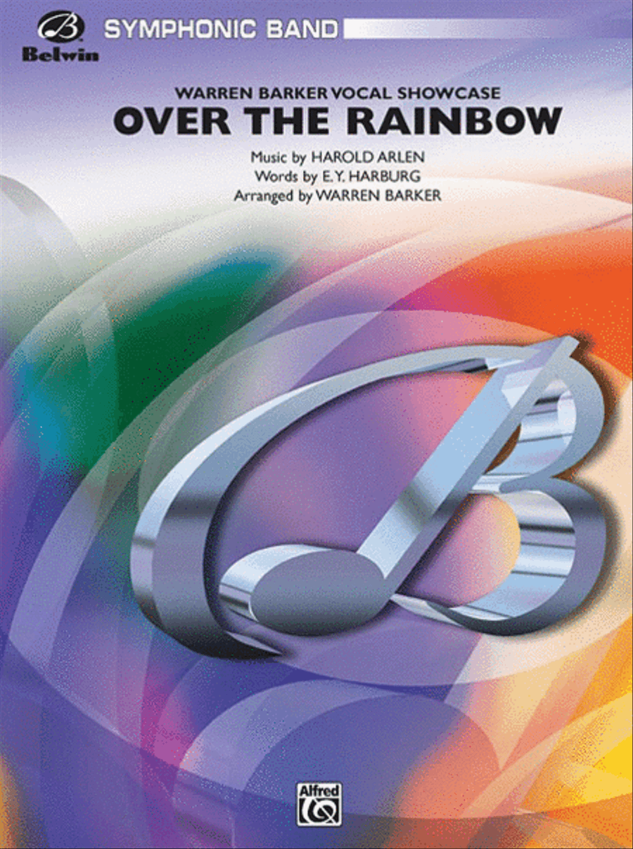 Over the Rainbow Concert Band scores gallery preview page 1