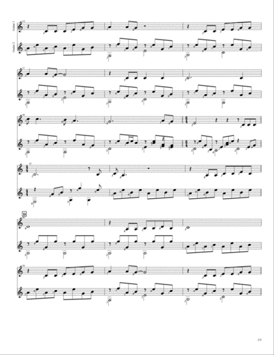 The Sound Of Silence Electric Guitar scores gallery preview page 3