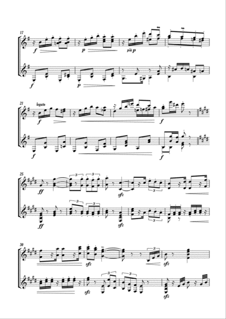 Capriccio B.188 Capriccio B.188 Classical Guitar scores gallery preview page 3